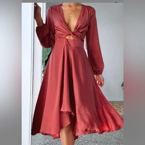 Billy J Starry Nights Dress | Sz: 6 | Color: red